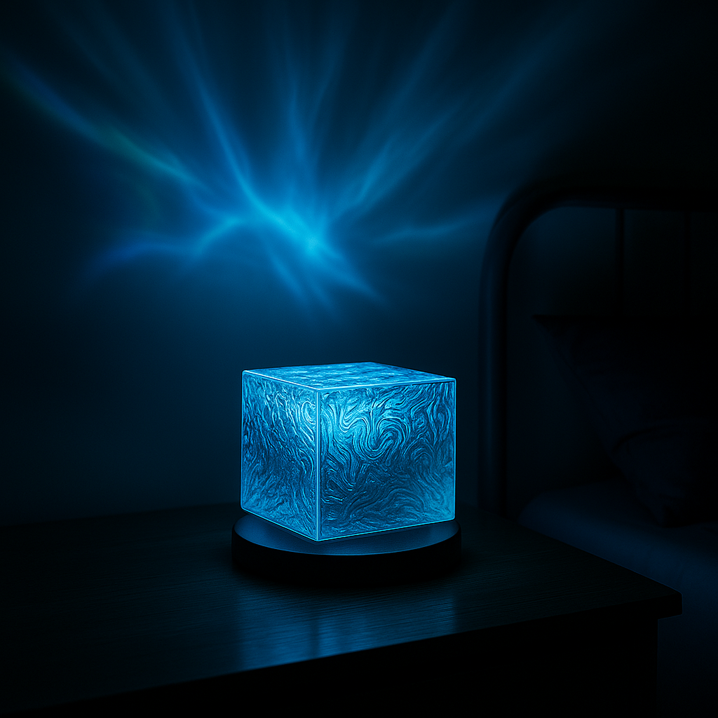 AURORA CRYSTAL CUBE